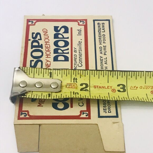 C.W. Jessops Antique Cough Drops Box RARE Drug Pharmacy Paper Advertising - Picture 8 of 14